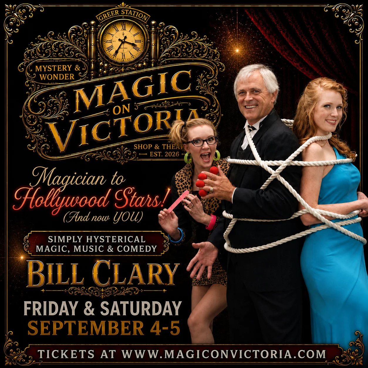 Simply Hysterical Magic, Music & Comedy