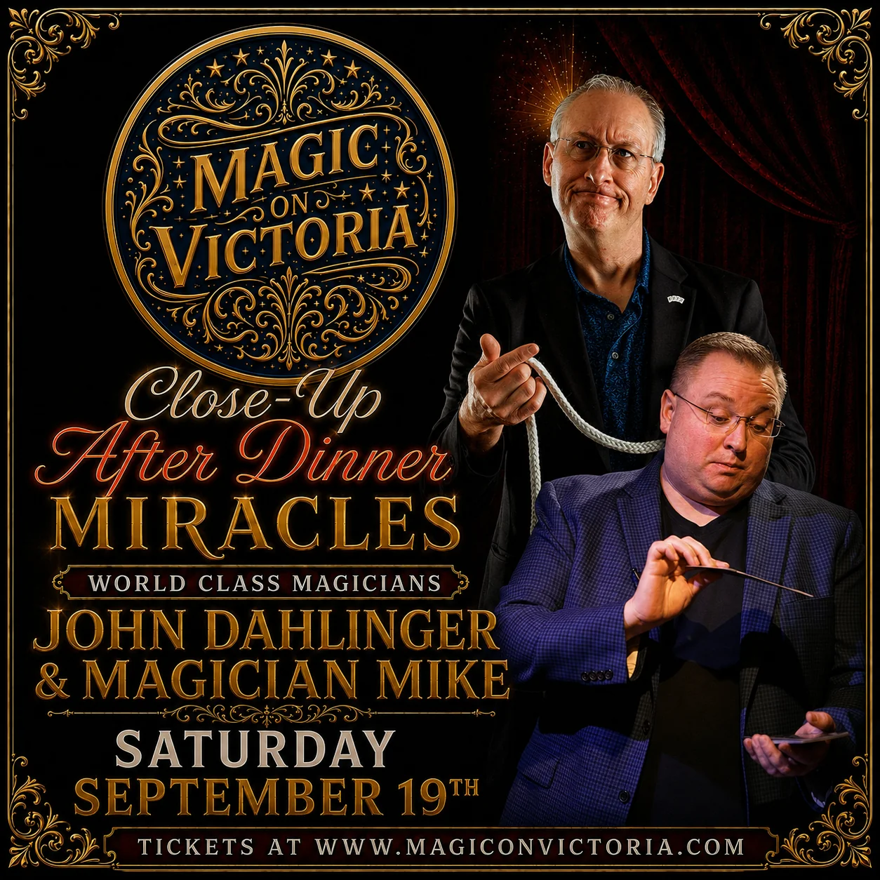 JOHN DAHLINGER & MAGICIAN MIKE - After Dinner Close Up Magic