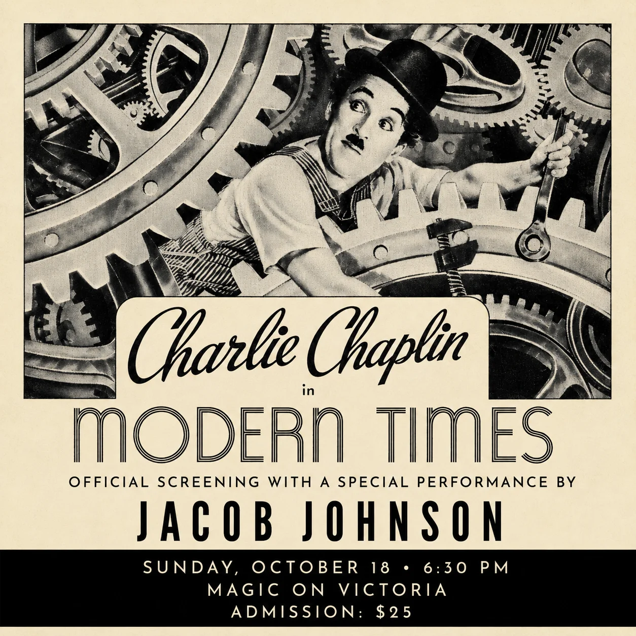 Charlie Chaplin "Modern Times" screening